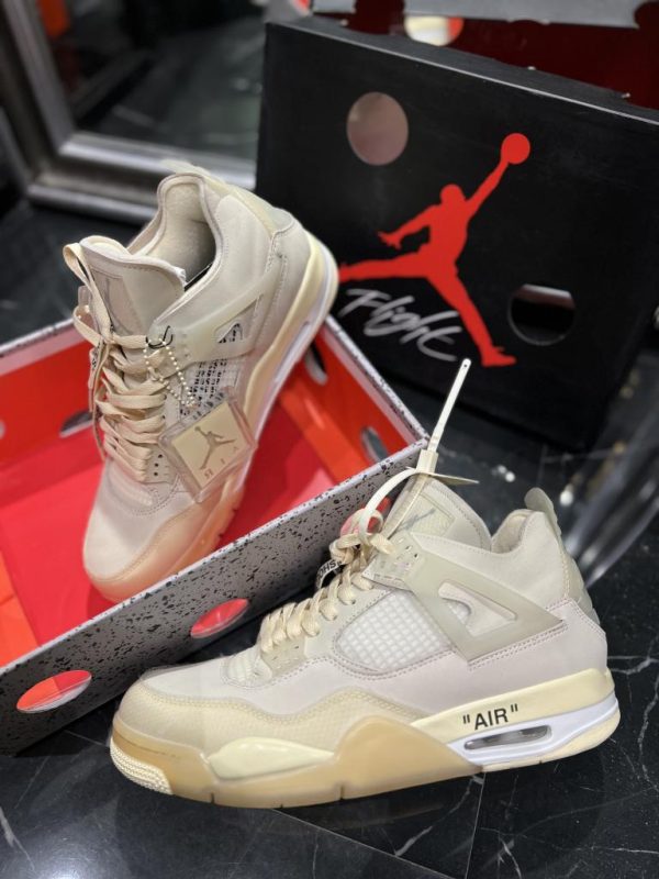 Кроссовки Nike 40409 AIR JORDAN 4 "Бежевые"